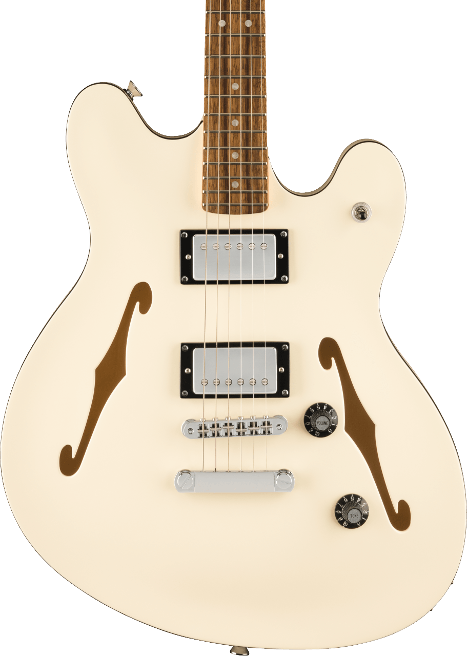 Squier Affinity Series Starcaster Deluxe in Olympic White